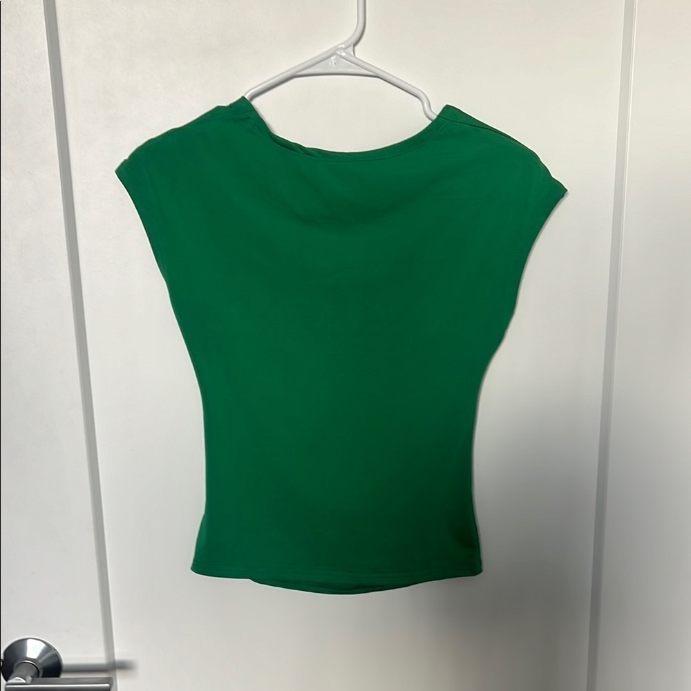 Green Women's Backless Top